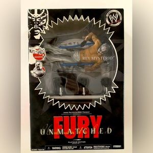 WWE Rey Mysterio Unmatched Fury Figure By Jakks, 2007. NEW! PERFECT!